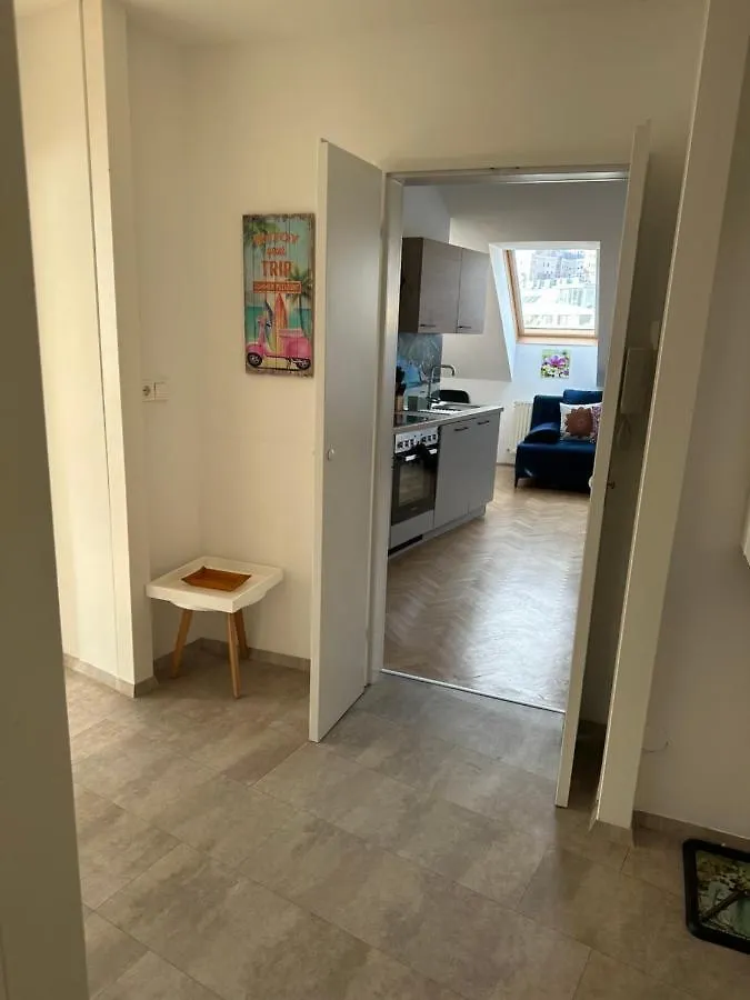 Klimatisiertes Dachgeschoss City Apartment In Zentrum Wiens
